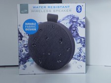 iLive Water Resistant Wireless Speaker Fabric Design ISBW8B Bluetooth IPX4