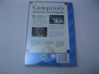 Compton's Interactive Encyclopedia Sega CD 45445323208| eBay
