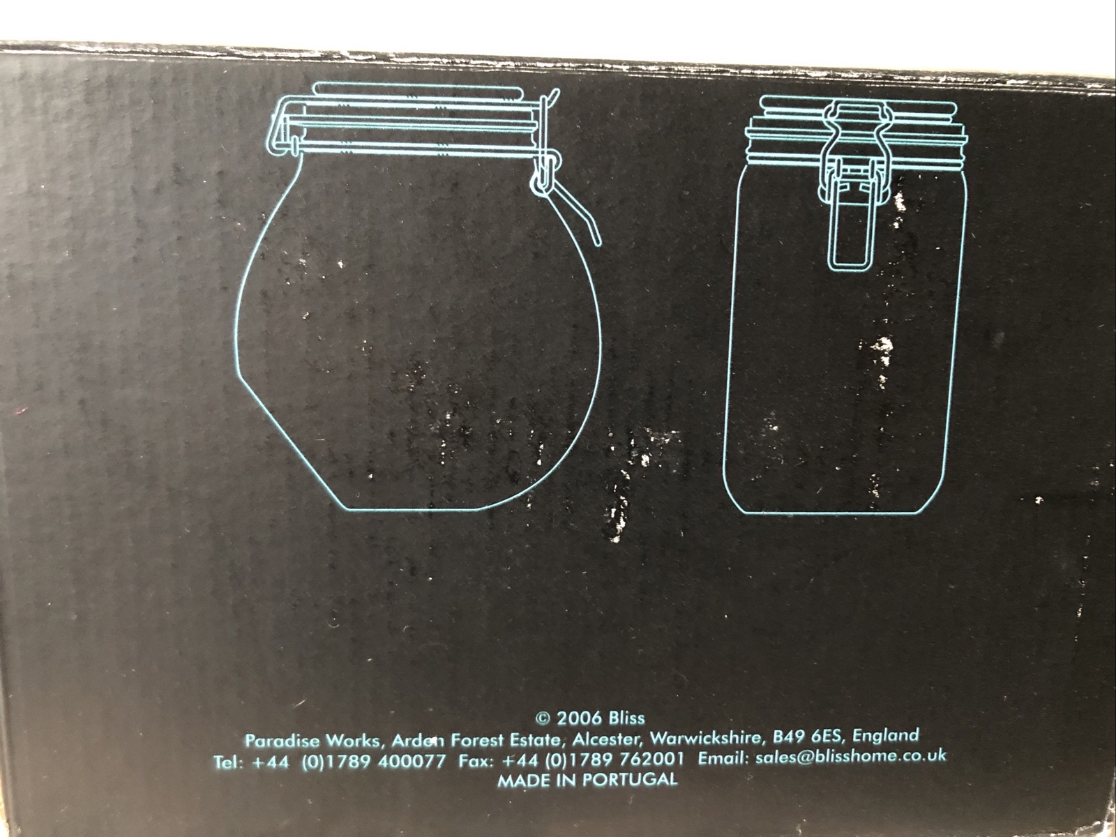 Nigella Lawson Living Kitchen Storage Jar 1.5L Matte Blue NEW IN BOX