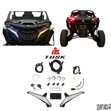 Kit de bocina de señal UTV Tusk Plug Play Acento Street Legal Kit CAN AM MAVERICK R 24+