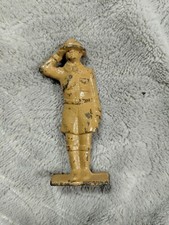 1920's Vintage Barclay Manoil Lead Toy Boy Scout Figure Saluting