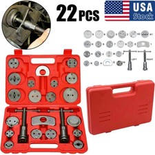 22pcs Caliper Tool Kit Case Wind Back Disc Brake Pad Piston Compressor