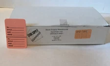 1000 Peach Unstrung Garment Merchandise Price Tags 1-1/4 X 1-7/8