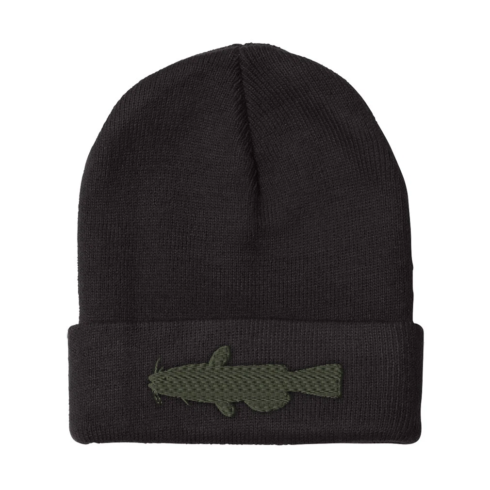 Beanies for Men Catfish A Embroidery Funny Winter Hats Women