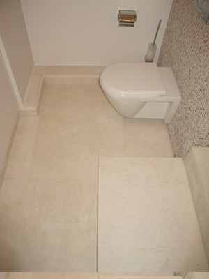 Naturstein Travertin Limestone Vanilla Sky geschliffen 60x30x1,2cm Lagerware HH 