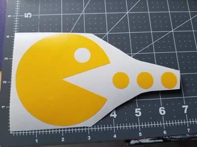 Pac-Man 4 Inch Vinyl Car / Wall Decal Atari 80s Arcade for use with Pacman