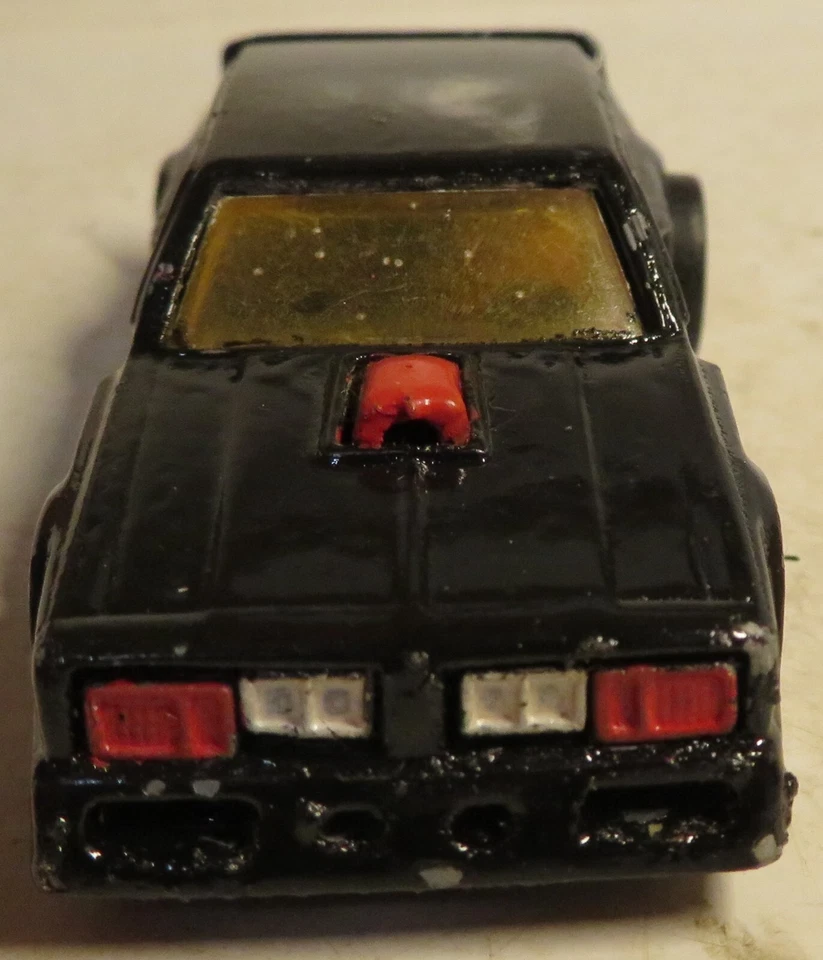 Винтажный редкий Hot Wheels 1978 плоский 442 литой автомобиль черный с красной отделкой свободного к - Изображение 3 из 4