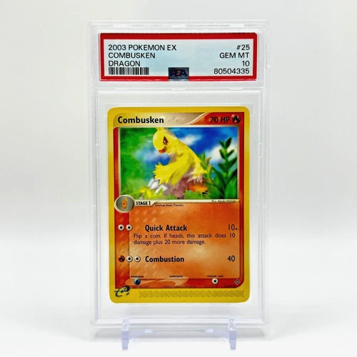 💎PSA 10 Combusken 25/97 EX Dragon 2003 Pokemon GEM MINT LOW POP 7💎