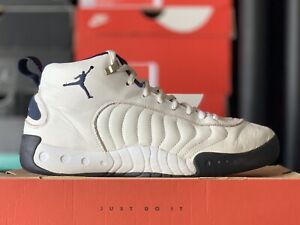 NIKE AIR JORDAN JUMPMAN PRO OG 1997 WHITE MENâS SIZE 12 NAVY 136000-101 RARE | eBay