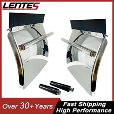 Pair Quarter Fender Stainless Steel 24" x 24" for Truck Frei Volvo VNL Kenworth