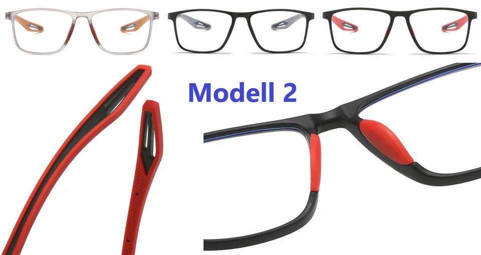 Gamswild 3-in-1 Lesebrille – Magnetclip Blaulichtfilter & Sonnenclip - Foto 8