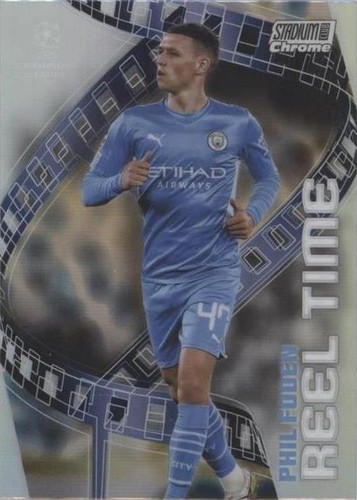PHIL FODEN Future Stars Insert Card 2020/21 Topps Chrome UEFA