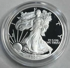 Photo of a 2006-W American Silver Eagle Proof from an eBay listing that sold on Jul 16, 2026