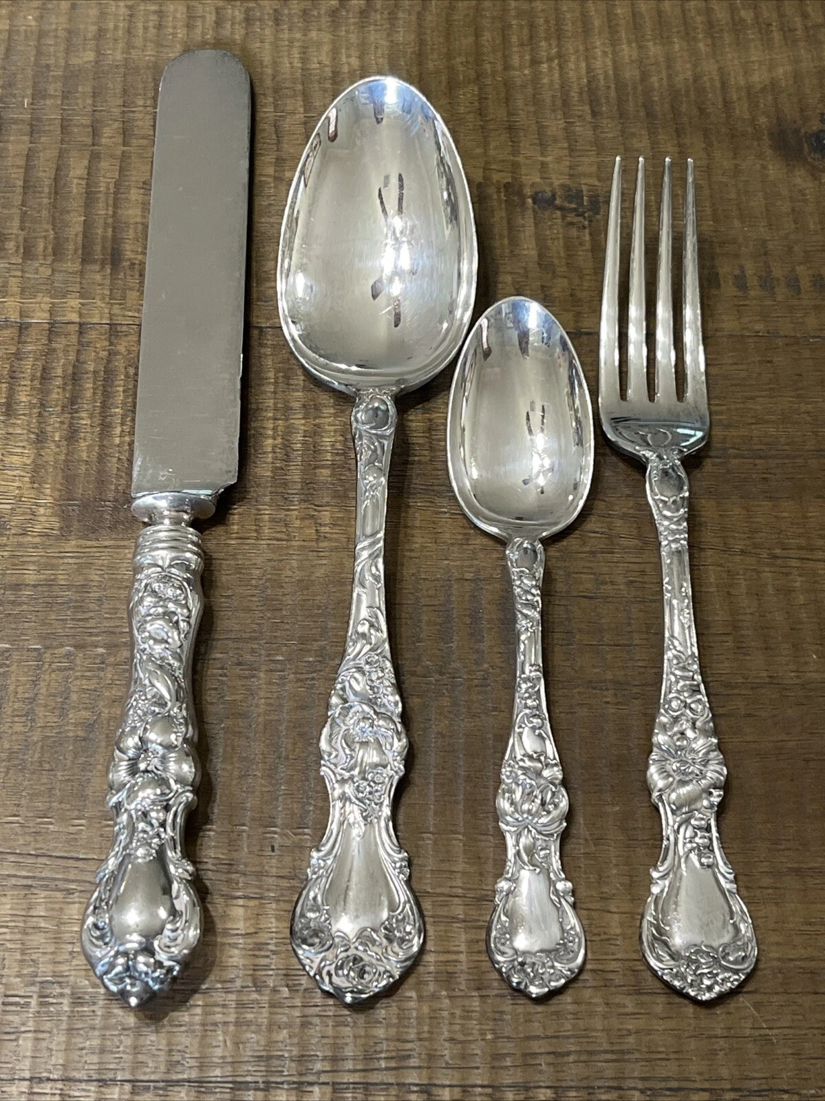 1835 Wallace FLORAL Silverplate 1902 Multimotif Silverware YOUR CHOICE Flatware