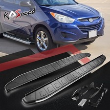 5.75 Metallic Black Aluminum Running Board Side Step Bar For 10-15 Tucson Lm 5.75 Metallic Black Aluminum Running Board Side Step Bar For 10-15 Tucson Lm