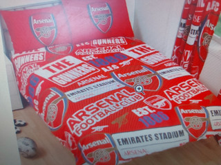 Arsenal F.C. Patch' double Duvet Cover Bedding Set Quilt Cover like home shirt