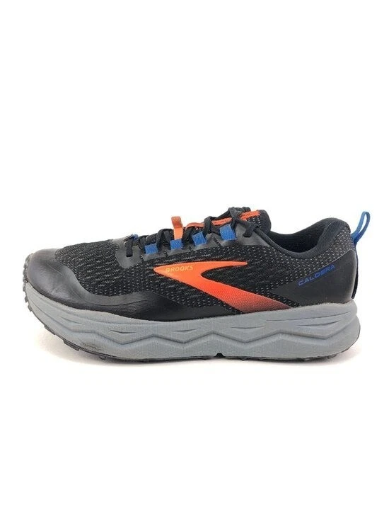 Brooks Caldera 5 Trail Running Shoes Mens Size 12 D EUR 46 Black/Orange/Blue