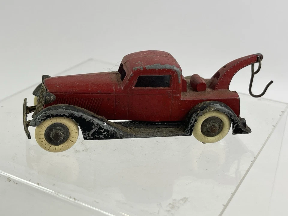Vintage 1930’S Tootsie Toy No 806 Graham Red & Black Wrecker Tow Truck - Image 4 of 4