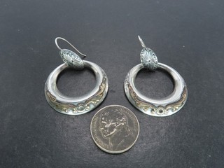 Vtg VOGT Sterling Silver & 14K Gold Filled Earrings Mexico 14.4g
