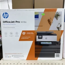 HP OfficeJet Pro 9018e All-in-One Wireless Color Inkjet Printer - White 