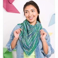Caron  Weekend Weave Triangle Scarf Knit Kit