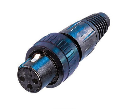 Neutrik NC3FX-SPEC 3-Pole Female Cable Connector with Locking Ring - Lot of 10