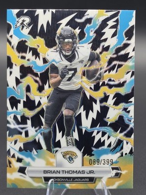 🚨2025 Topps Resurgence Brian Thomas Jr. Black and White Surge #45 /399 🚨