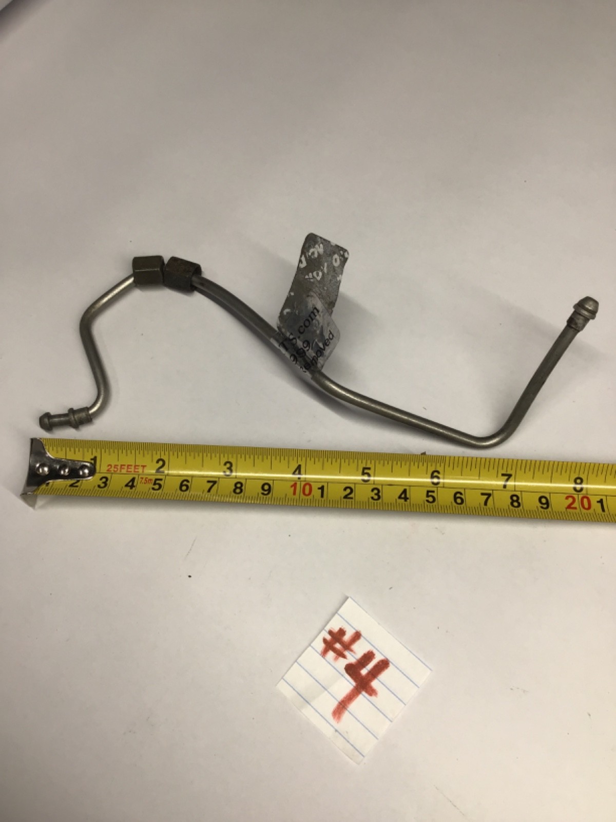 1981-89 -93 ROLLS ROYCE SILVER SPIRIT SPUR BENTLEY FUEL LINE PIPE #4