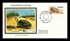 ENDANGERED WILDLIFE FIRST DAY COVER COLORANO SILK CACHET CANADA