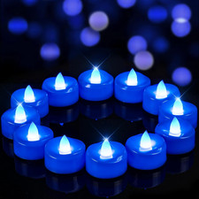 Flameless Candles, 24 Pack Tea Lights Candles Battery Operated, LED Tealight Can