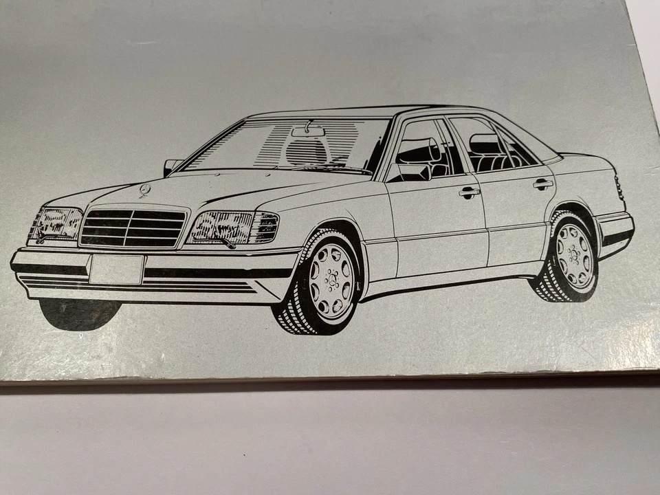 Original 1995 Mercedes Benz E320 E420 W124 E-CLASS MANUAL DO PROPRIETÁRIO GUIA DO LIVRO - Imagem 3 de 4