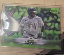 Adael Amador RC - 2025 Topps Stadium Club Lime Green parallel - Rockies rookie