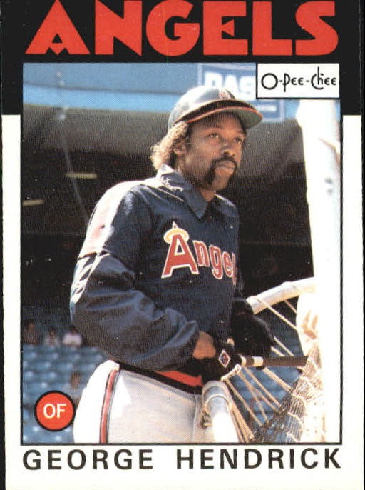 1986 O-Pee-Chee #190 George Hendrick - BB
