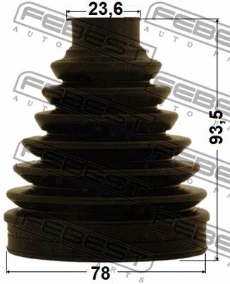 FEBEST 2000-2013 Toyota Corolla Manschette Gelenksatz außen Satz 0117-NCP90