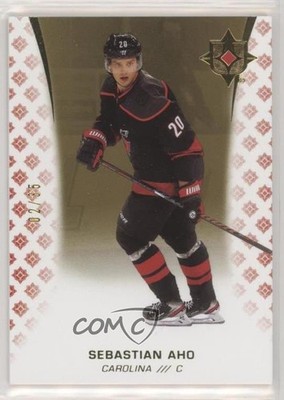 2020-21 Upper Deck Ultimate Collection Gold /35 Sebastian Aho #66 0i47