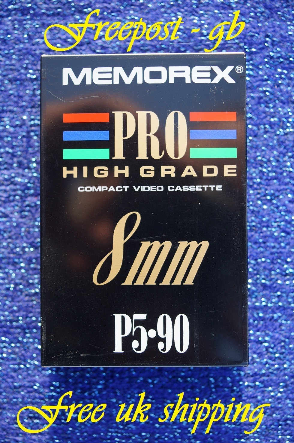 MEMOREX PRO HIGH GRADE P5-90 MP VIDEO 8mm / Hi8 CAMCORDER TAPE / CASSETTE