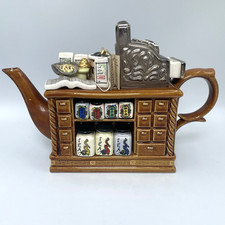 Paul Cardew Teapot Large Tea Shop Counter Signed Cardew Design 7.5"