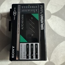 Sony Walkman WM-F18/F28 Cassette Player FM/AM Radio Vintage Read Description