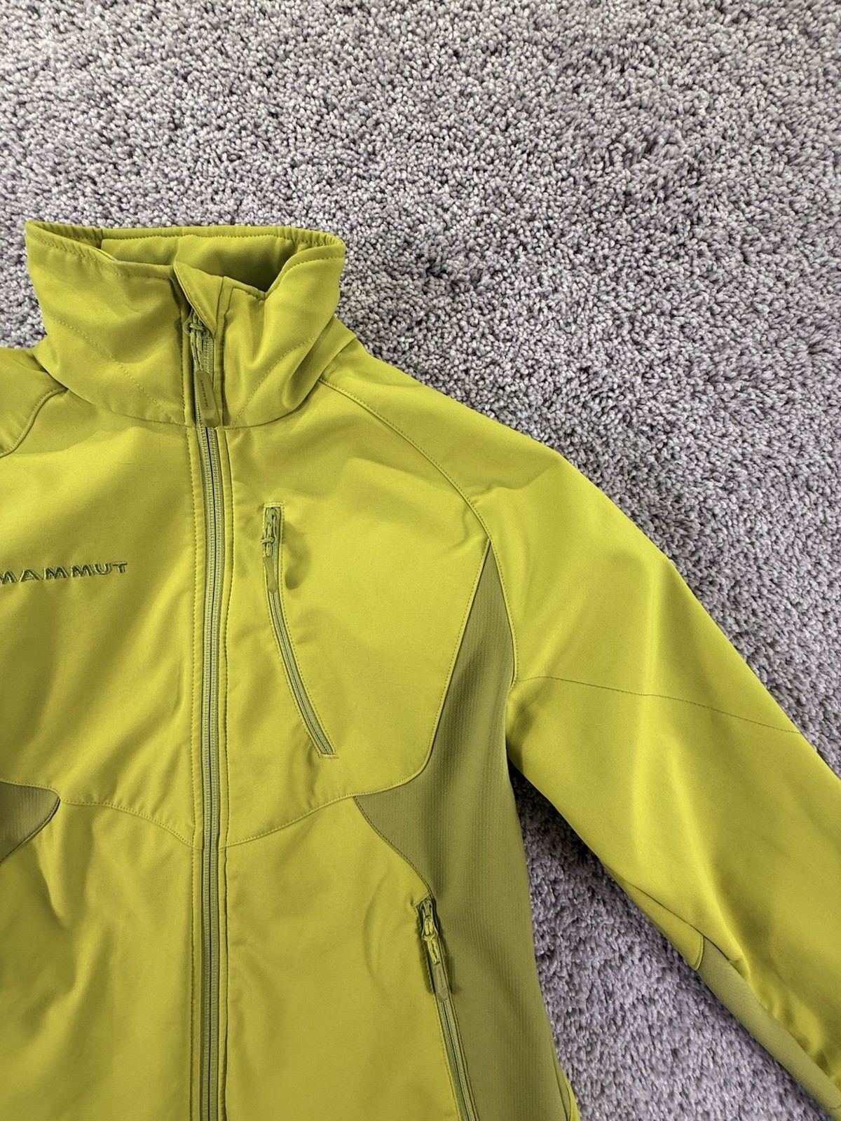 Mammut SofTech Jacket Womens Small Full Zip Green… - image 4