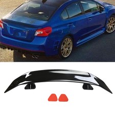 For Subaru Wrx 46gt Style Racing Rear Trunk Spoiler Wing Lip Glossy Black For Subaru Wrx 46gt Style Racing Rear Trunk Spoiler Wing Lip Glossy Black