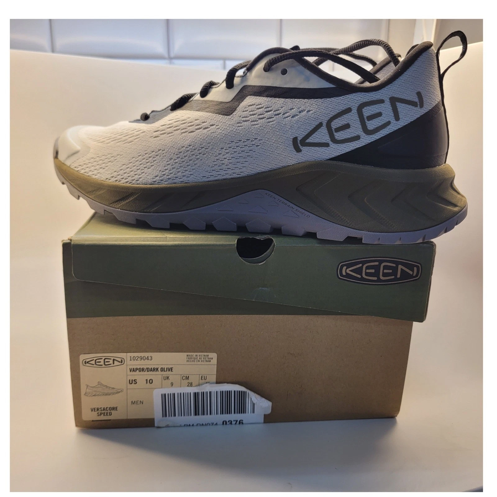 Keen Versacore Speed Men Sneakers Vapor Dark Olive 1029043 Size 10