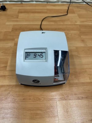 Lathem 100E Electronic Multi-Function Time Clock & Document Stamp.