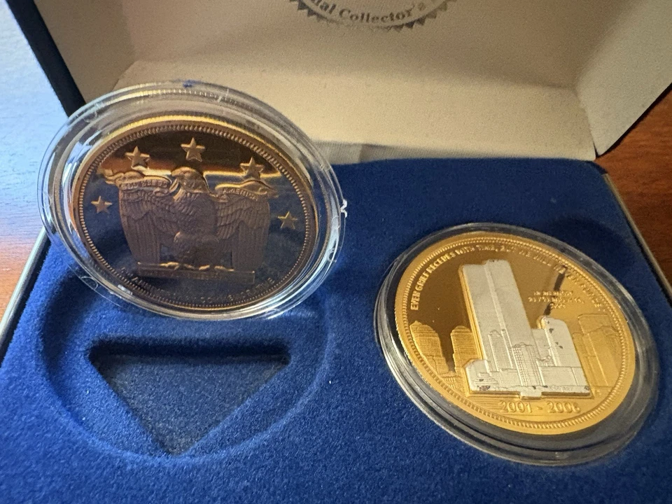 National Collector's Mint 9/11 Commemorative Coins 5th Anniversary, 2-Piece Set - Image 4 of 4