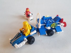 LEGO Space 6874 Moonrover w/ Separate Space Scooter, Transporter w/ Scout 1986
