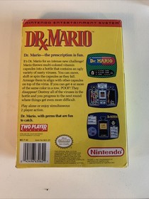 Dr. Mario Nintendo NES Box & Manual Only &ndash; NO GAME - Authentic