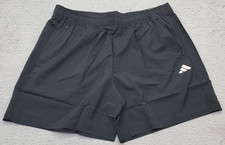 Adidas Training Shorts Mens 2XL Black Train Essentials Regular Fit Aeroready