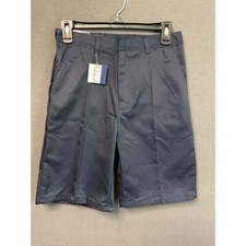 Classic School Uniform Shorts Boys Size 14 Navy Blue Wrinkle Resistant NWT