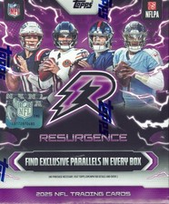 2025 TOPPS RESURGENCE FOOTBALL NFL FACTORY SEALED MEGA BOX NEW FASC NOW IN STOCK
