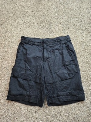 Nike Tech Pack Cargo Shorts Size 32 Mens Black Unlined Stretch DD6588-010