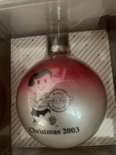 Mattle Credit Union Christmas 2003 & 2002 Ornament